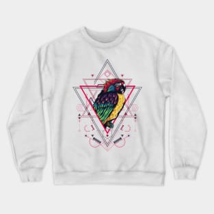 Parrot Sacred Geometry Crewneck Sweatshirt